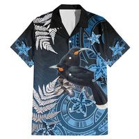 New Zealand Huia Bird Family Matching Mermaid Dress and Hawaiian Shirt Aotearoa Maori Pattern