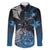 New Zealand Huia Bird Family Matching Puletasi and Hawaiian Shirt Aotearoa Maori Pattern