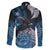 New Zealand Huia Bird Family Matching Puletasi and Hawaiian Shirt Aotearoa Maori Pattern
