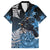New Zealand Huia Bird Family Matching Summer Maxi Dress and Hawaiian Shirt Aotearoa Maori Pattern