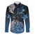 New Zealand Huia Bird Family Matching Summer Maxi Dress and Hawaiian Shirt Aotearoa Maori Pattern