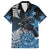 New Zealand Huia Bird Hawaiian Shirt Aotearoa Maori Pattern