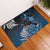 New Zealand Huia Bird Rubber Doormat Aotearoa Maori Pattern