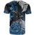 New Zealand Huia Bird T Shirt Aotearoa Maori Pattern