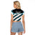 Custom Fiji Rugby Raglan Cropped T Shirt Fijian 7s With Tapa Pattern LT05 - Polynesian Pride