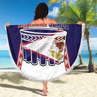 American Samoa Flag Day Beach Blanket Flag Style