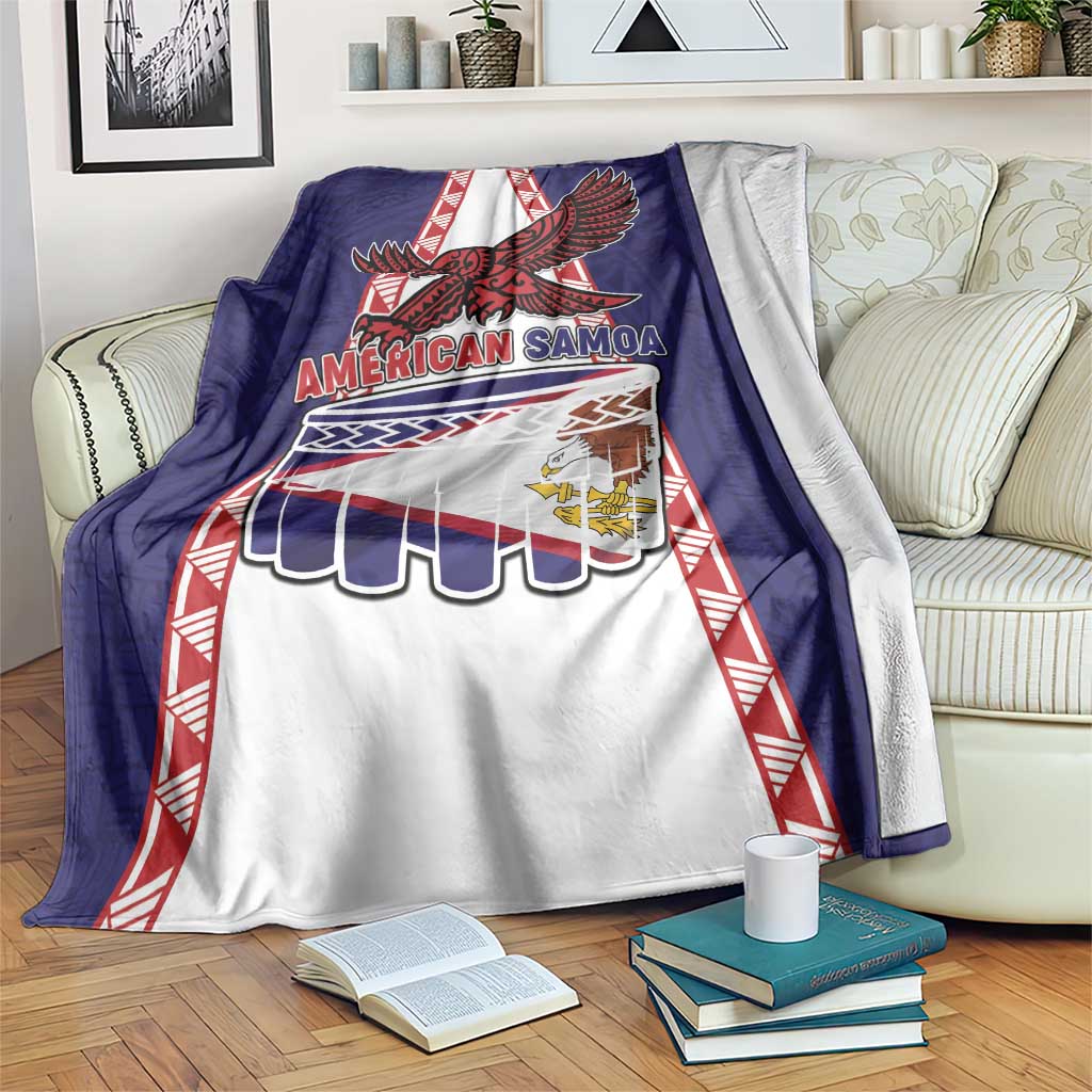 American Samoa Flag Day Blanket Flag Style LT05 Blue - Polynesian Pride