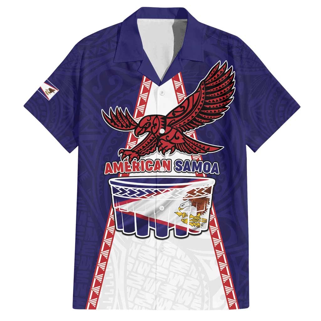Personalised American Samoa Flag Day Family Matching Puletasi and Hawaiian Shirt Flag Style
