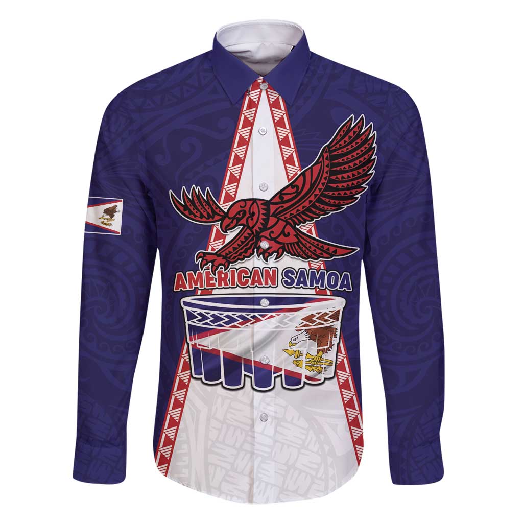 Personalised American Samoa Flag Day Family Matching Summer Maxi Dress and Hawaiian Shirt Flag Style