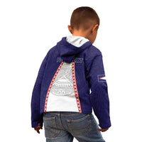 Personalised American Samoa Flag Day Kid Hoodie Flag Style