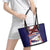 American Samoa Flag Day Leather Tote Bag Flag Style