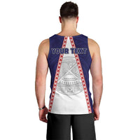 Personalised American Samoa Flag Day Men Tank Top Flag Style