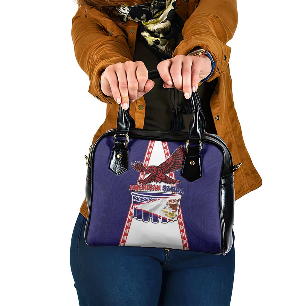 American Samoa Flag Day Shoulder Handbag Flag Style LT05 One Size Blue - Polynesian Pride