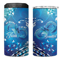 Polynesia Autism Awareness 4 in 1 Can Cooler Tumbler Be In Awe Of My 'Tism