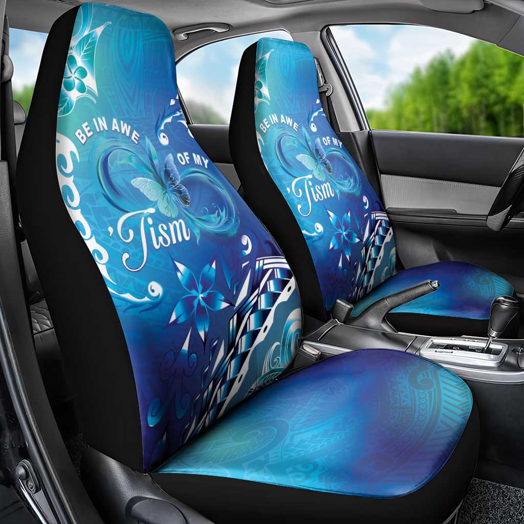 Polynesia Autism Awareness Car Seat Cover Be In Awe Of My 'Tism