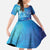 Polynesia Autism Awareness Family Matching Off The Shoulder Long Sleeve Dress and Hawaiian Shirt Be In Awe Of My 'Tism