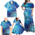 Polynesia Autism Awareness Family Matching Off Shoulder Maxi Dress and Hawaiian Shirt Be In Awe Of My 'Tism