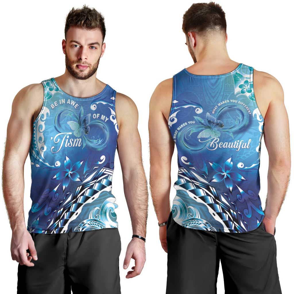 Polynesia Autism Awareness Men Tank Top Be In Awe Of My 'Tism