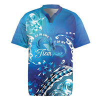 Polynesia Autism Awareness Rugby Jersey Be In Awe Of My 'Tism