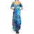 Polynesia Autism Awareness Summer Maxi Dress Be In Awe Of My 'Tism