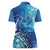 Polynesia Autism Awareness Women Polo Shirt Be In Awe Of My 'Tism