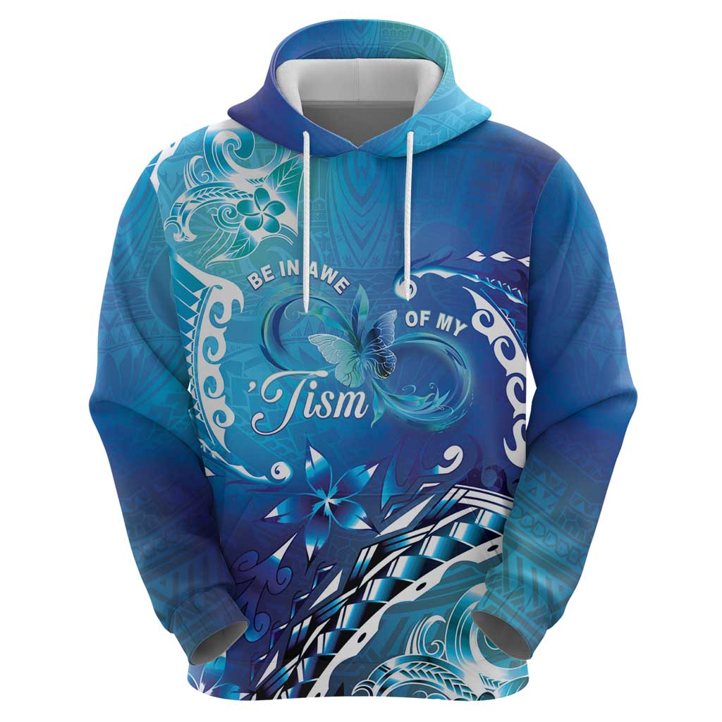 Polynesia Autism Awareness Zip Hoodie Be In Awe Of My 'Tism