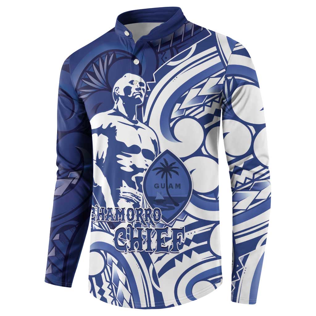 Guam Chief Kepuha Button Sweatshirt Chamorro Pride