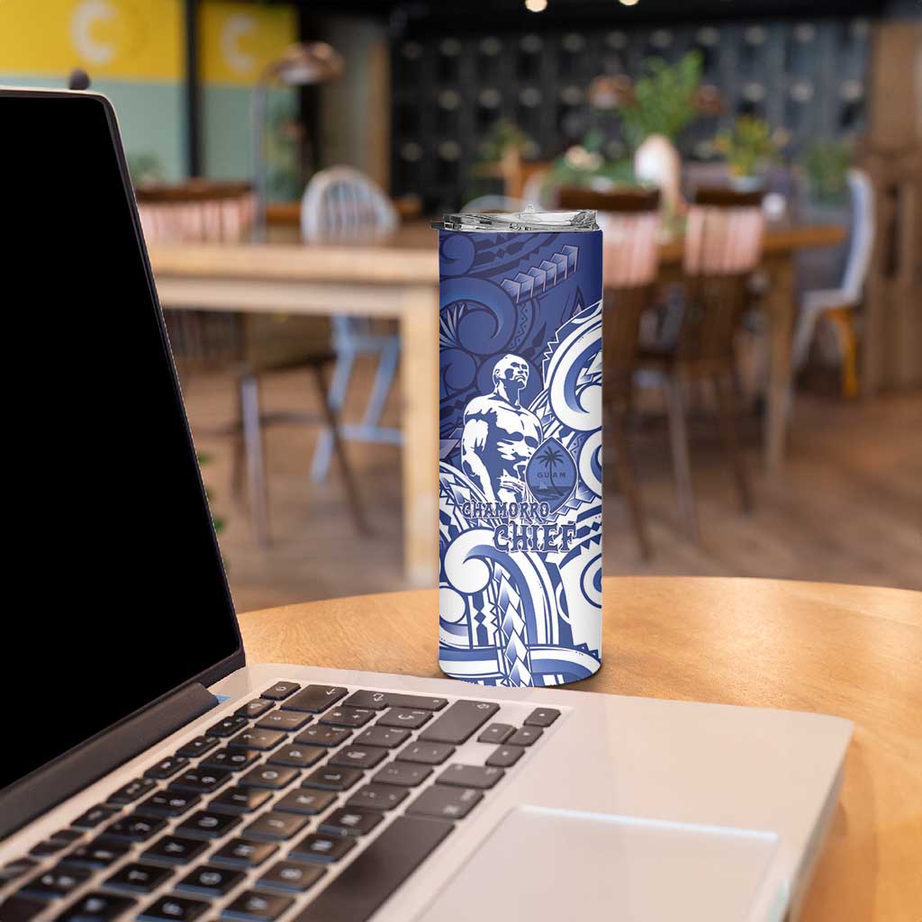 Guam Chief Kepuha Skinny Tumbler Chamorro Pride