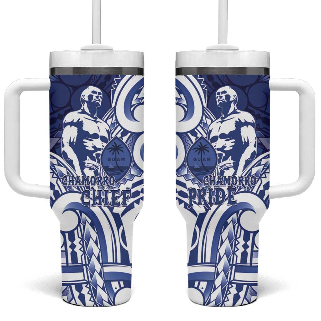 Guam Chief Kepuha Tumbler With Handle Chamorro Pride