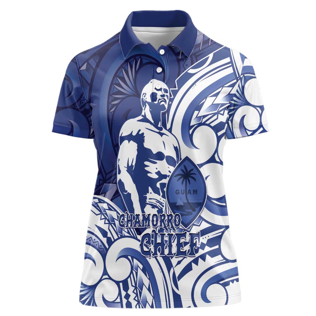 Guam Chief Kepuha Women Polo Shirt Chamorro Pride