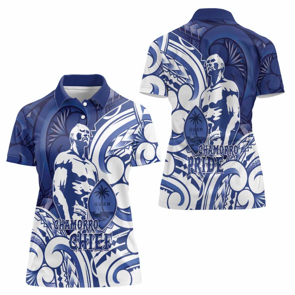 Guam Chief Kepuha Women Polo Shirt Chamorro Pride