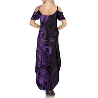 Personalised Lupus Warrior Family Matching Summer Maxi Dress and Hawaiian Shirt Never Give Up Polynesian Style