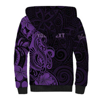 Personalised Lupus Warrior Sherpa Hoodie Never Give Up Polynesian Style LT05 - Polynesian Pride