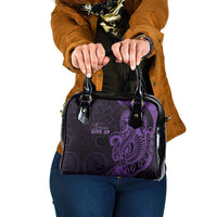 Lupus Warrior Shoulder Handbag Never Give Up Polynesian Style