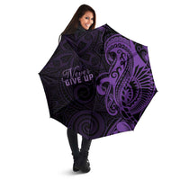 Lupus Warrior Umbrella Never Give Up Polynesian Style