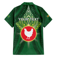 Personalized American Samoa Manu'a Cession Day Family Matching Off The Shoulder Long Sleeve Dress and Hawaiian Shirt With Polynesian Pattern