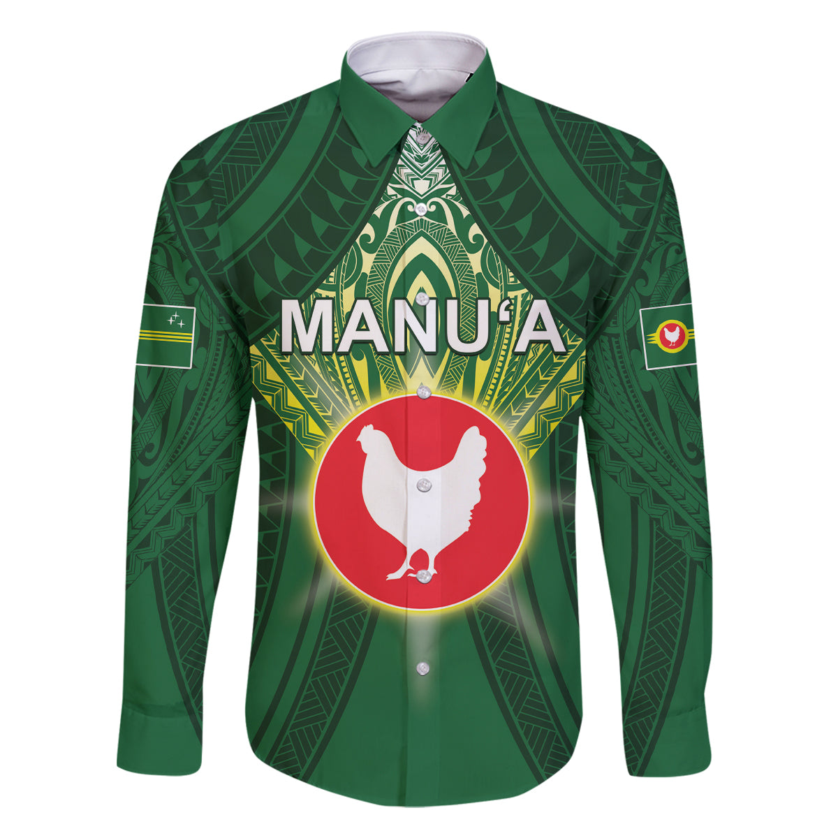 Personalized American Samoa Manu'a Cession Day Family Matching Off Shoulder Maxi Dress and Hawaiian Shirt With Polynesian Pattern