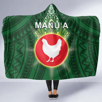 American Samoa Manu'a Cession Day Hooded Blanket With Polynesian Pattern LT05 - Polynesian Pride