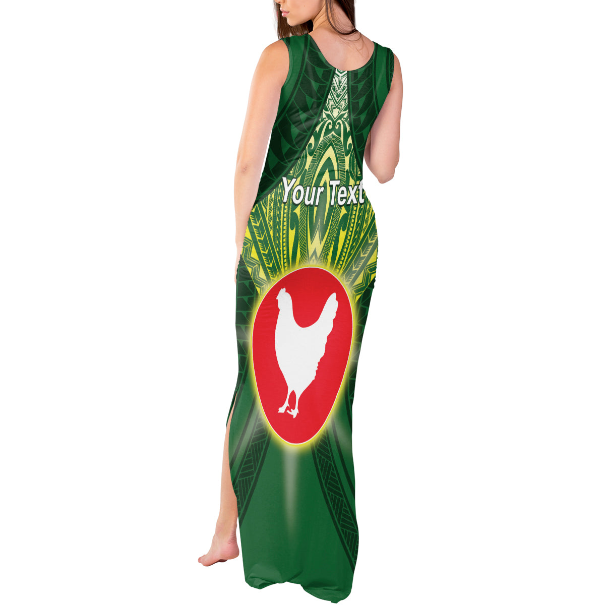 Personalized American Samoa Manu'a Cession Day Tank Maxi Dress With Polynesian Pattern