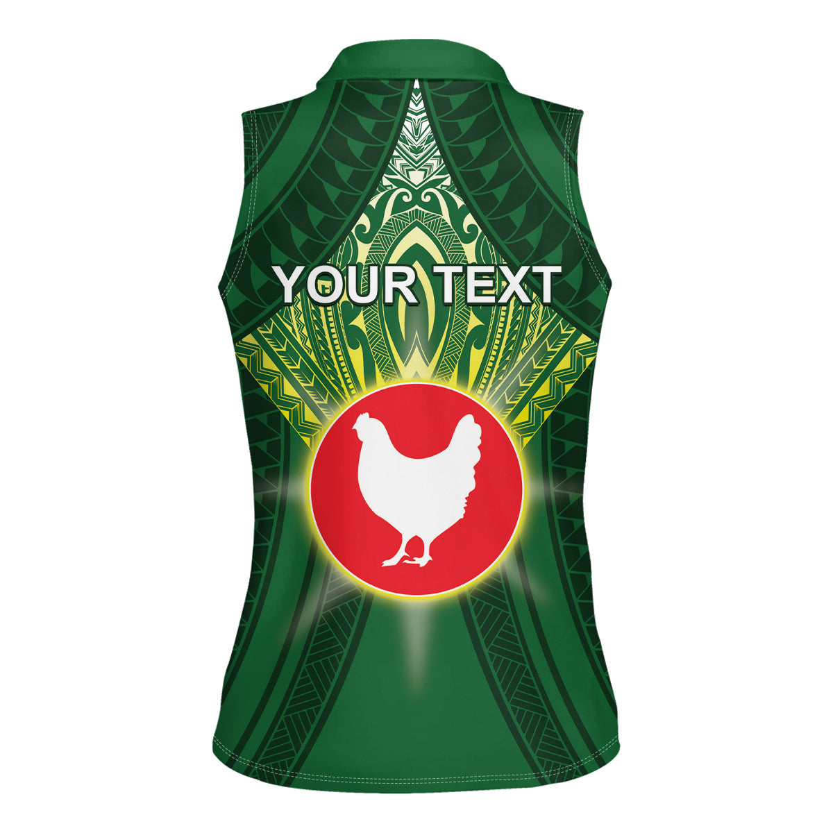 Personalized American Samoa Manu'a Cession Day Women Sleeveless Polo Shirt With Polynesian Pattern