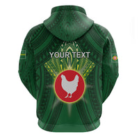 Personalized American Samoa Manu'a Cession Day Zip Hoodie With Polynesian Pattern LT05 - Polynesian Pride
