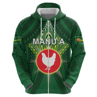 Personalized American Samoa Manu'a Cession Day Zip Hoodie With Polynesian Pattern LT05 - Polynesian Pride