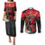 Papua New Guinea Remembrance Day Couples Matching Puletasi and Long Sleeve Button Shirt Lest We Forget