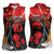 Papua New Guinea Remembrance Day Women Sleeveless Polo Shirt Lest We Forget