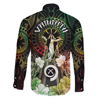 Vanuatu Happy Assumption Day Family Matching Short Sleeve Bodycon Dress and Hawaiian Shirt