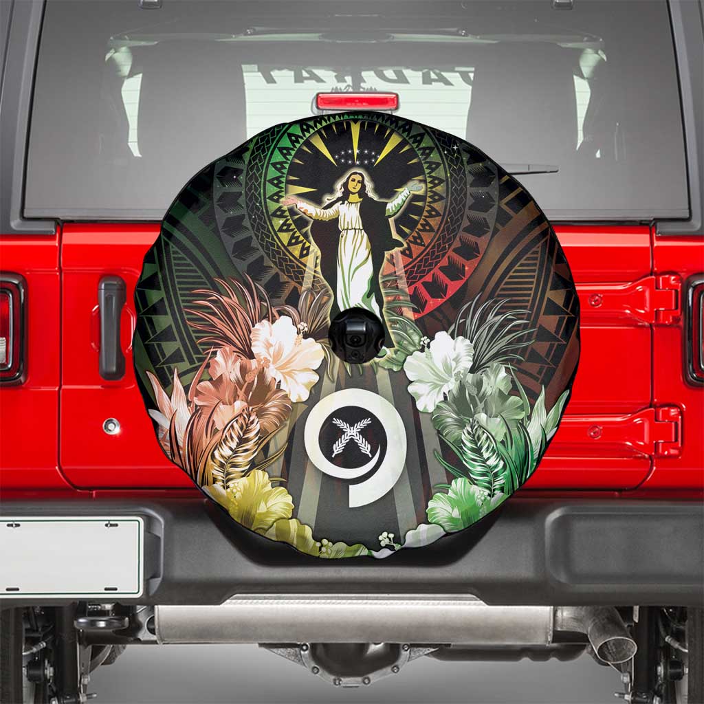 Vanuatu Happy Assumption Day Spare Tire Cover