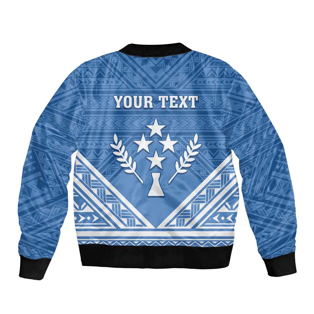 Personalised Kosrae State Gospel Day Bomber Jacket Simple Style LT05 - Polynesian Pride