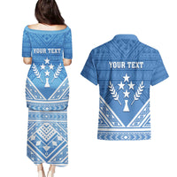 Personalised Kosrae State Gospel Day Couples Matching Puletasi and Hawaiian Shirt Simple Style LT05 - Polynesian Pride