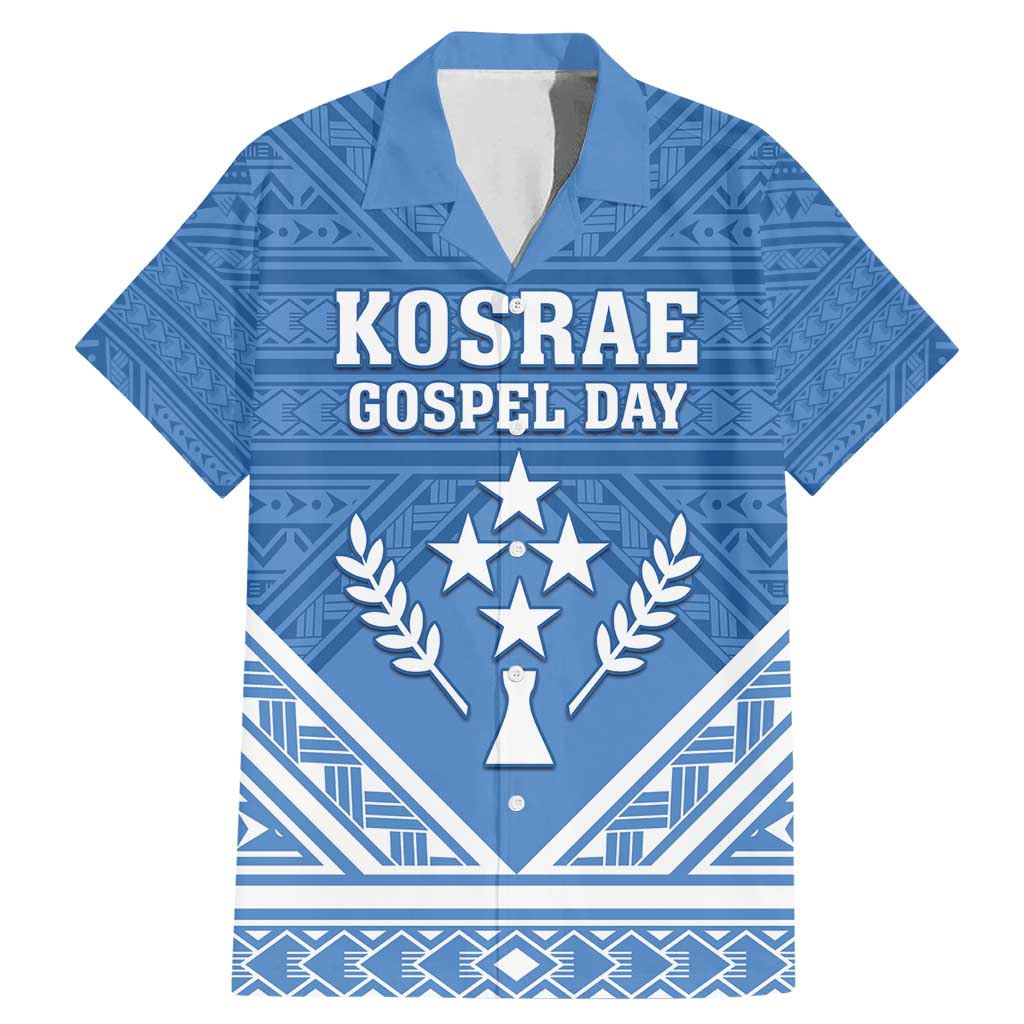 Personalised Kosrae State Gospel Day Family Matching Mermaid Dress and Hawaiian Shirt Simple Style