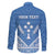 Personalised Kosrae State Gospel Day Family Matching Off The Shoulder Long Sleeve Dress and Hawaiian Shirt Simple Style